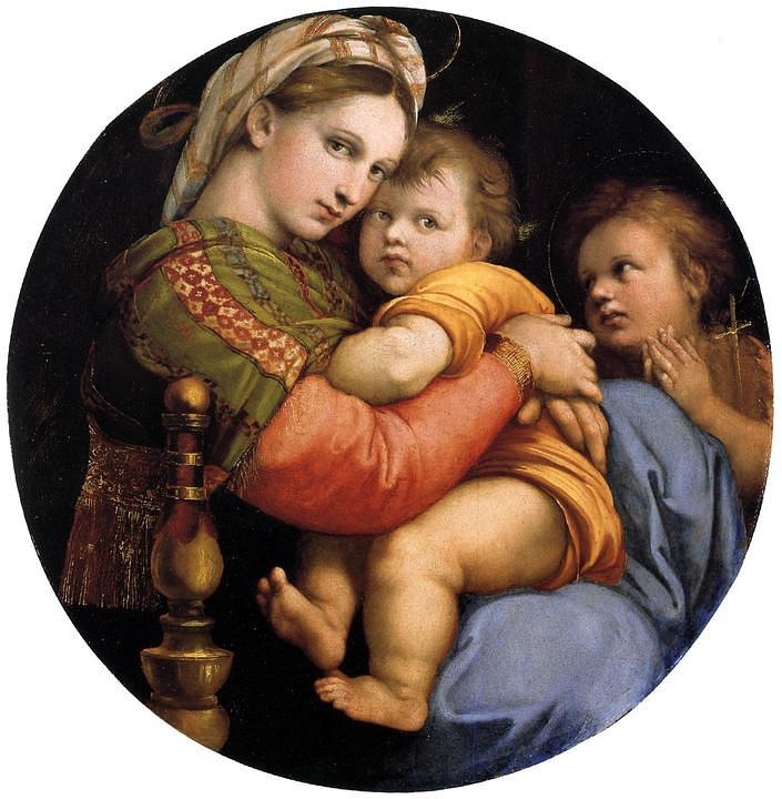 Madonna della Seggiola, Rafael 