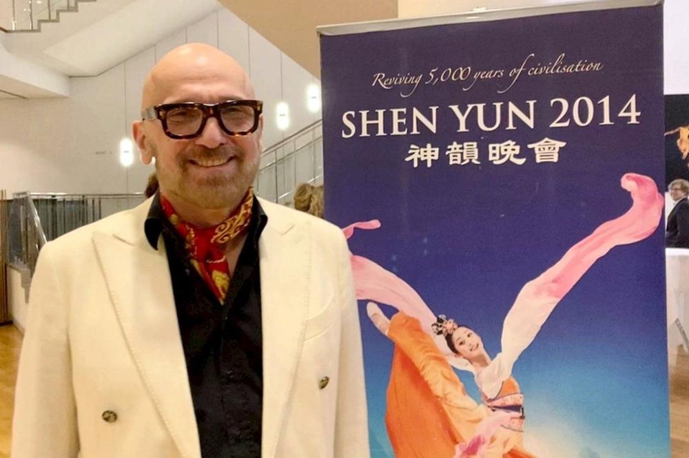 Thomas Falk, biznismen, na predstavi Shen Yun u Ludwigsburgu 15. februara (The Epoch Times)