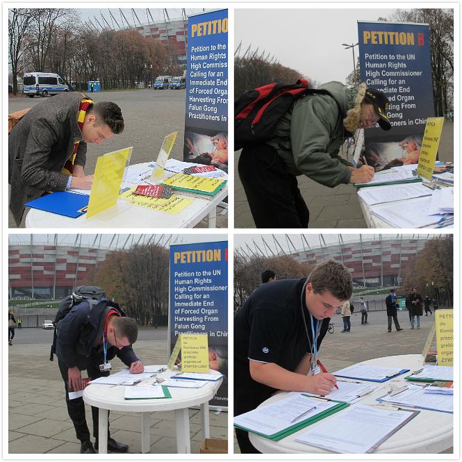 Za vrijeme trajanja varšavske Konferencije o klimatskim promjenama koja je održana od sredine do kraja studenog 2013. godine, prikupljeno je 800 potpisa predstavnika 102 nacije i Europske Unije.