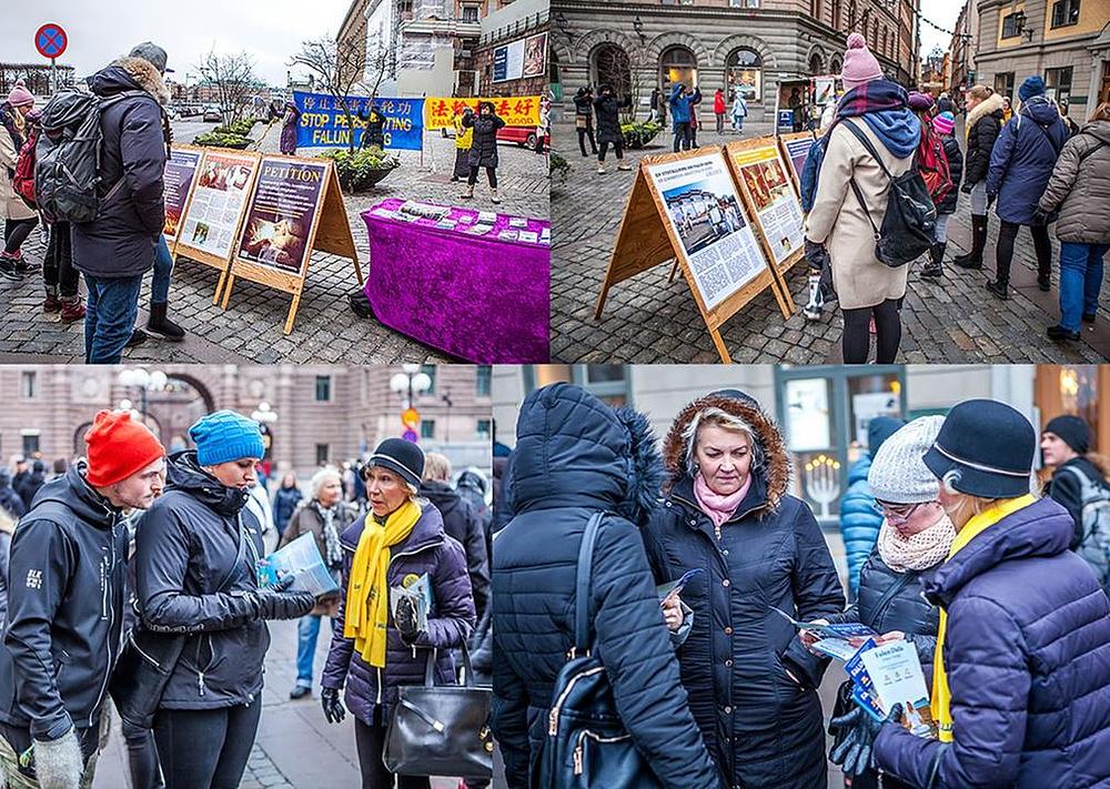 Ljudi se zaustavljaju kako bi saznali za progon