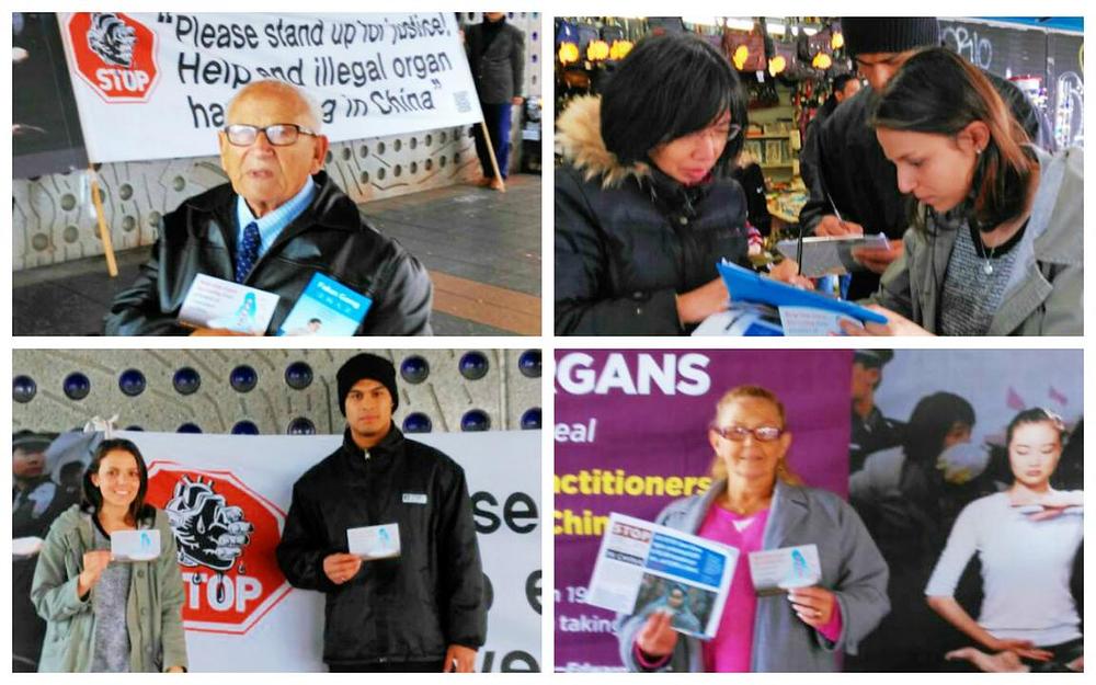 Građani Australije su potpisivali dopisnice adresirane na njihove članove parlamenta, od kojih traže da preduzmu akciju za zaustavljanje zločina prisilne žetve organa u Kini.