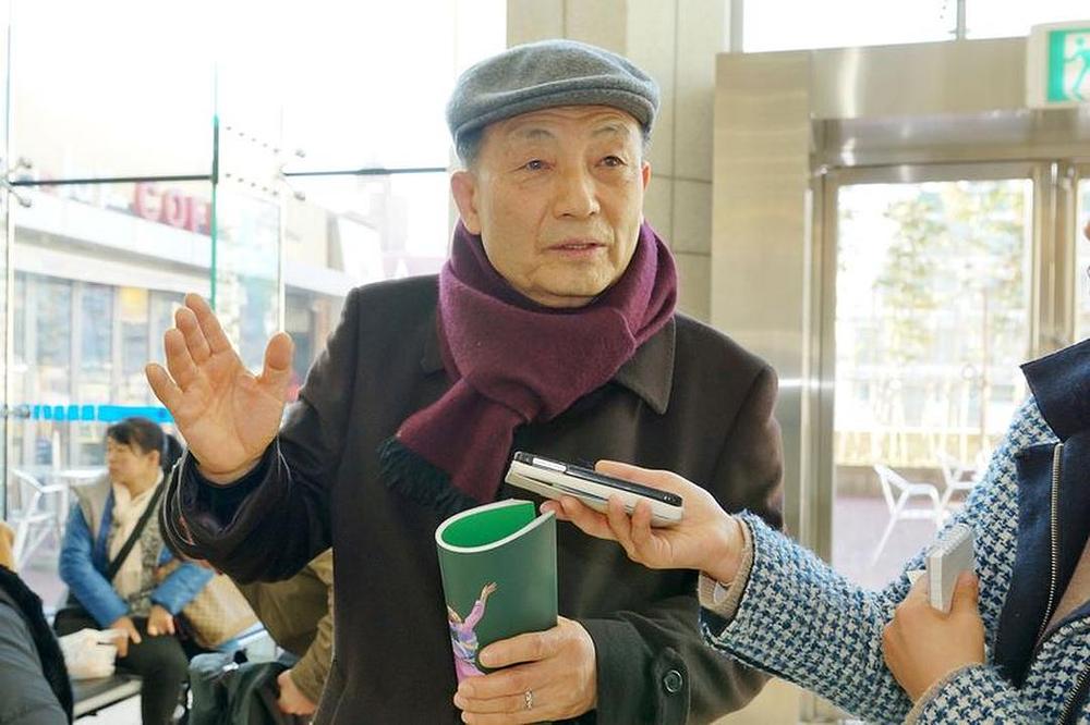 Oh Sik-wan, predsjednik Masan univerziteta u Busan kulturnom centru 11. februara 2017. godine.