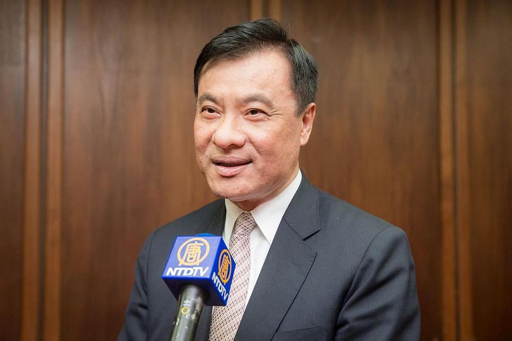 Su Jia-chyuan, glasnogovornik zakonodavnog odbora sa Tajvana na predstavi Shen Yuna u Taipeiju 16. februara 2017. godine.