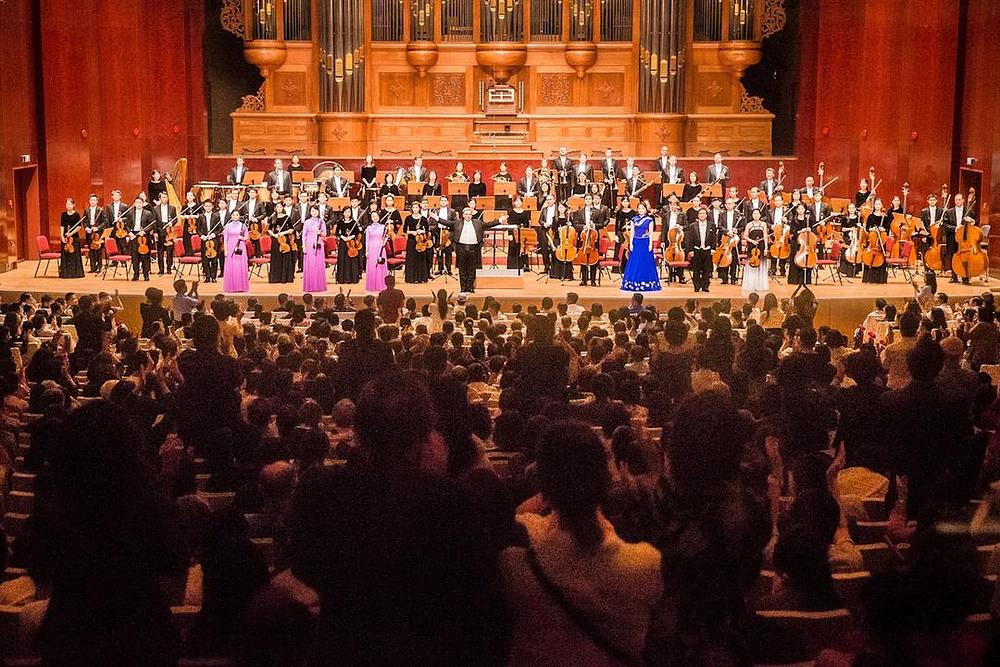 Četiri bisa na nastupu u Nacionalnoj koncertnoj dvorani u Taipeiju 22. septembra 2017. godine.