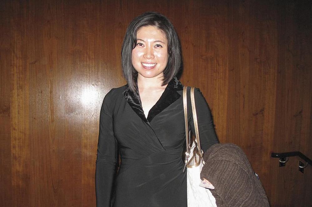 Lingxian Huang, kompozitorica, u dvorani Segerstrom Center for the Arts u Costa Mesa, Kalifornija 6. aprila 2018. 