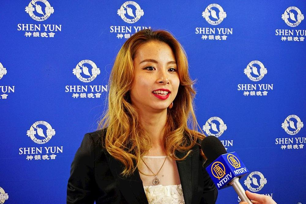 Makoto Katumata, balerina, na Shen Yun matineji u Hyogo centru za scenske umjetnosti u Nishinomiya, Japan, 28. aprila 2018. godine.