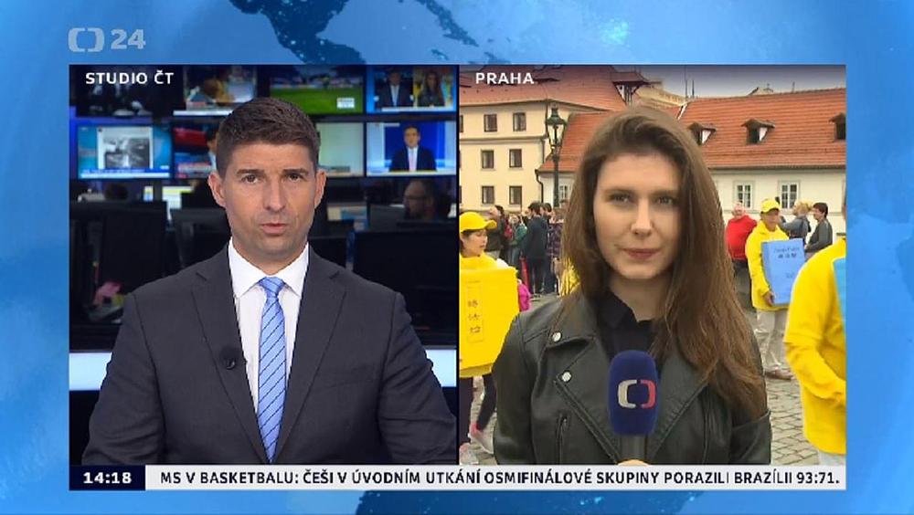 Paradu je uživo prenosila televizijska stanica CT24 