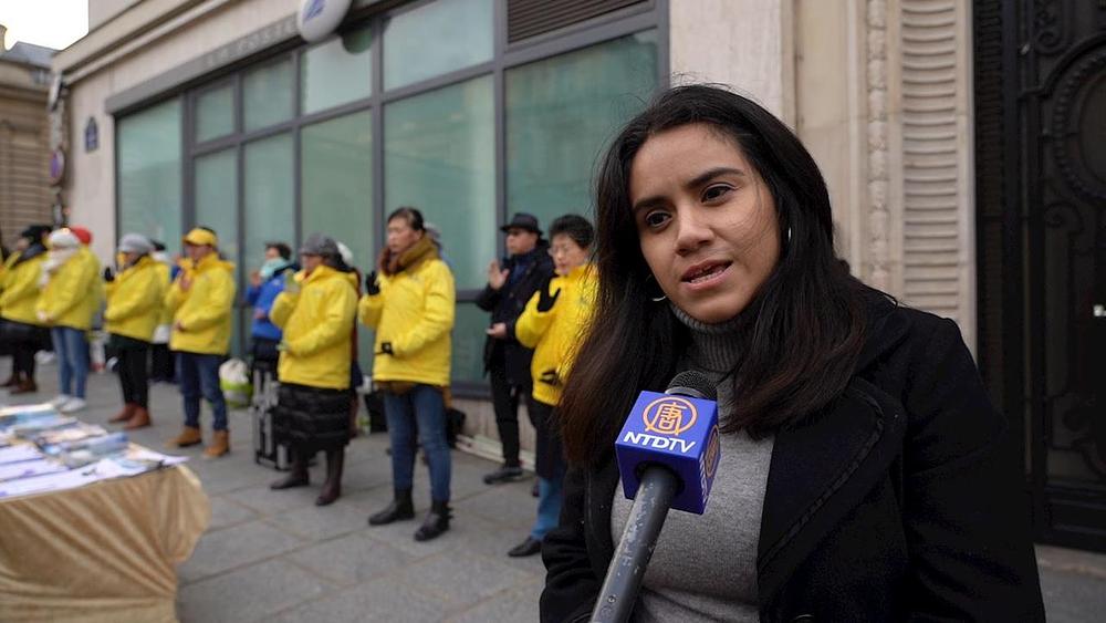 Fiorella Luna, francuski predstavnik Međunarodne koalicije za zaustavljanje zlouporabe u transplatacijskoj medicini Kine, je izjavila: „Trenutna situacija u Kini je takva da se disidentska populacija Ujgura, Kršćana, Tibetanaca i Falun Gong praktikanata sustavno ubija kako bi njihovi organi bili prodani i transplantirani pacijentima. Urgiramo francusku vladu i Parlament da pomogne zaustaviti progon i prisilnu žetvu organa.“