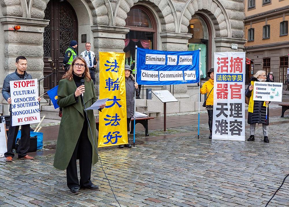 Na skupu govori Janine Alm Ericsson