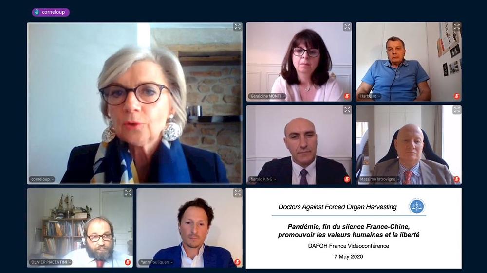 Internetska konferencija koju je održao DAFOH u Francuskoj, 7. svibnja 2020.