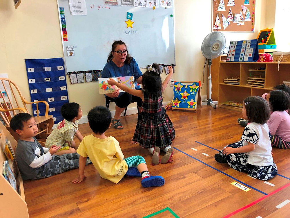 Izabela je prvi put ove godine vodila vrtić u Minghui školi
 