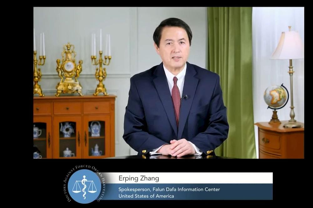 Glasnogovornik Erping Zhang iz Falun Dafa informativnog centra