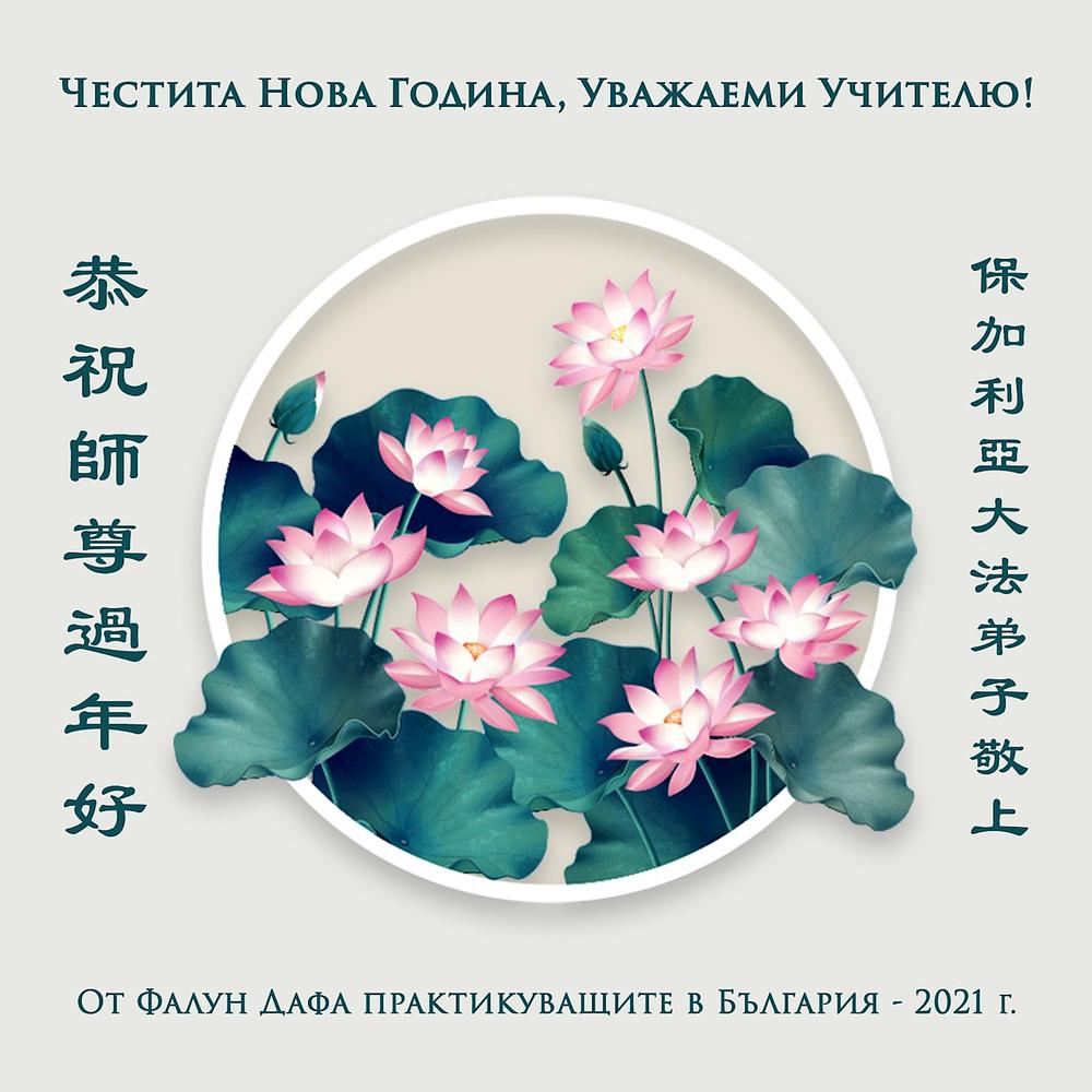 Praktikanti iz  Bugarske žele Učitelju Liju sretnu Novu godinu.