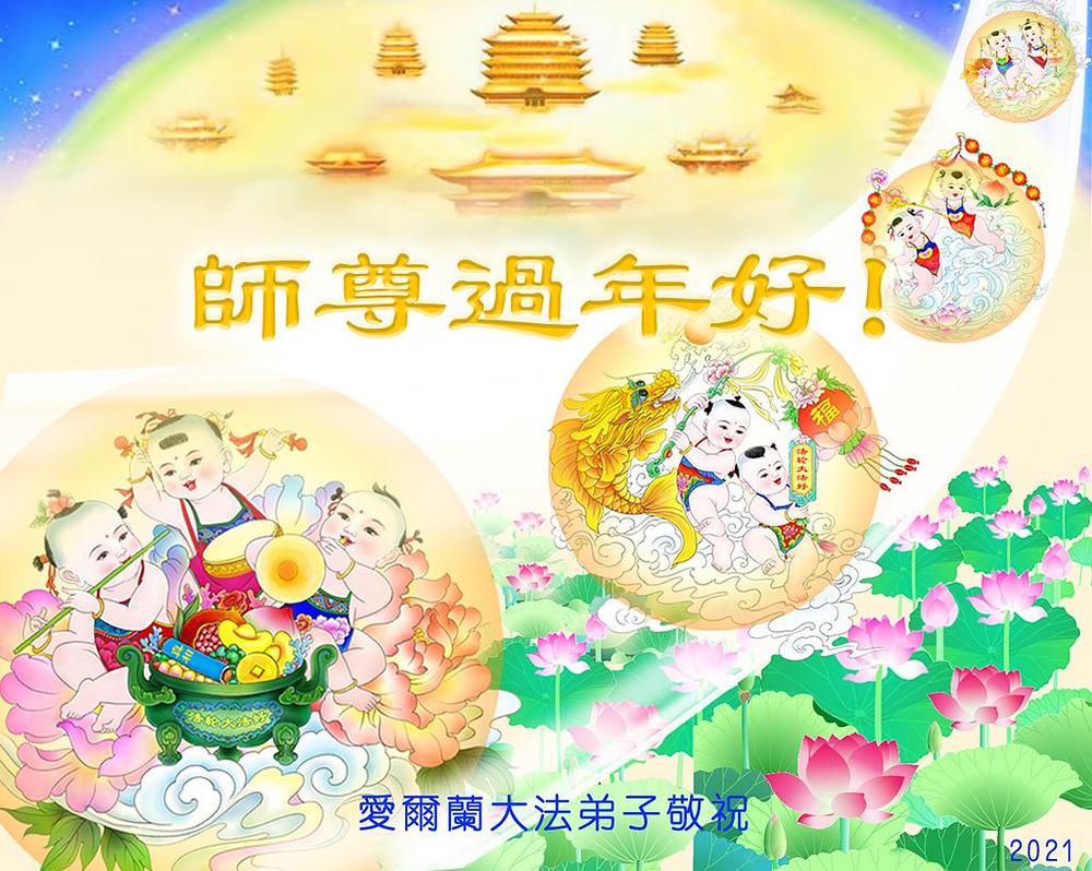 Novogodišnja čestitka Učitelju od praktikanata iz Irske