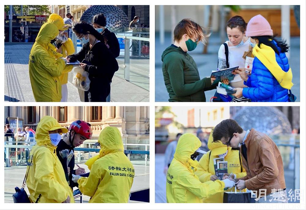 Mnogi ljudi koji su prolazili, zastali su kako bi izrazili svoje divljenje aktivnostima i potpisali peticiju kojom se KPK osuđuje zbog brutalnosti