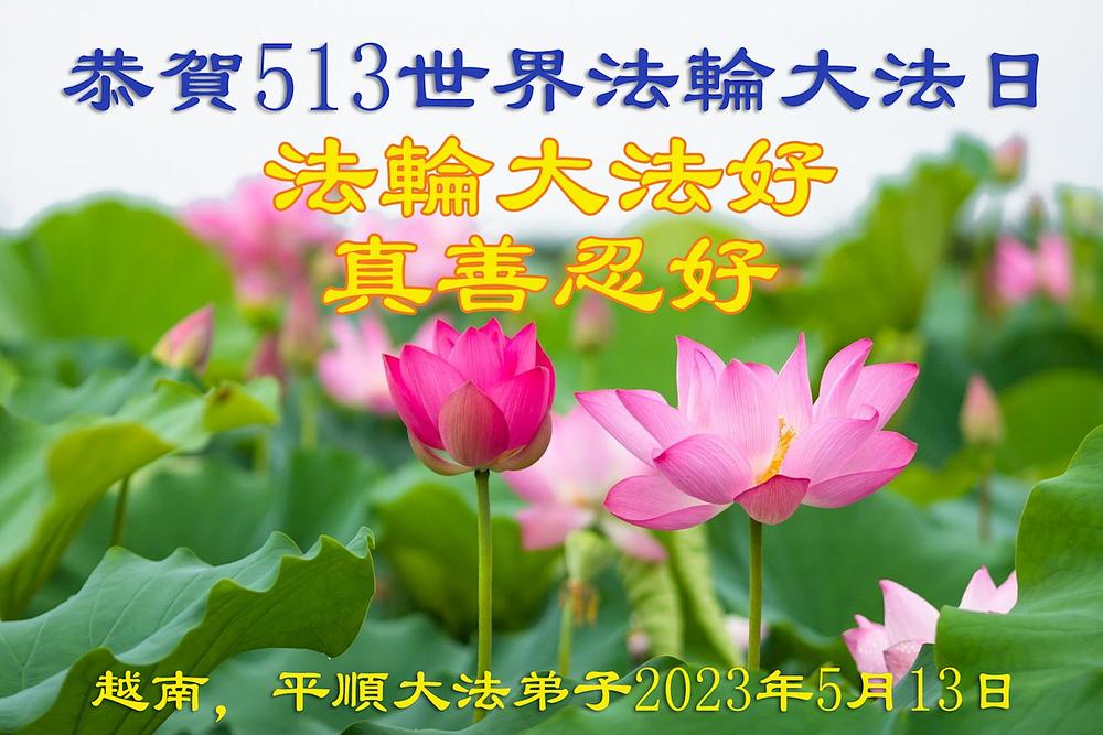 Pozdrav Učitelju od praktikanata iz Binh Thuana, Vijetnam