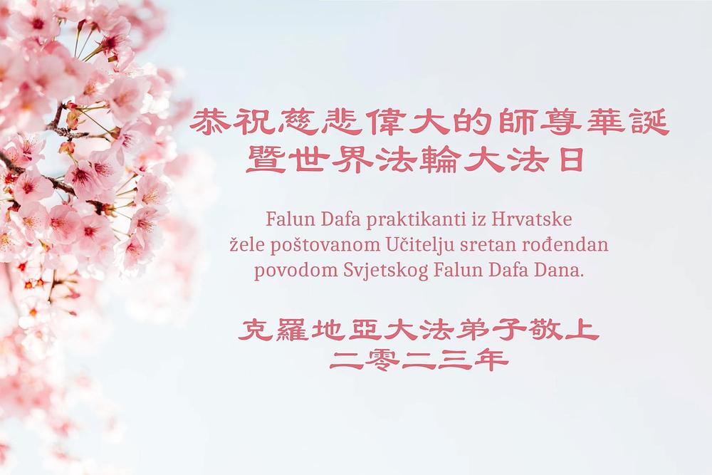  Hrvatski praktikanti čestitaju Učitelju  Liju.