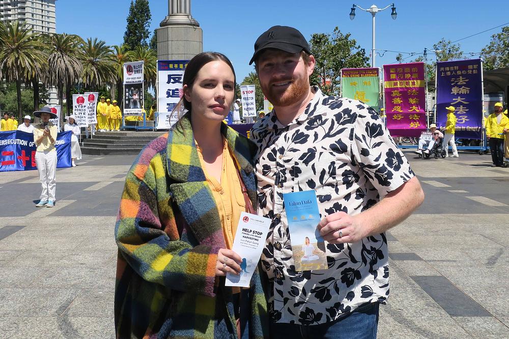 Stanovnica San Josea Brittany Moss i njezin suprug Cody rekli su da podržavaju praktikante u otporu progonu.